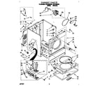 Whirlpool LGV7646AN2 cabinet diagram