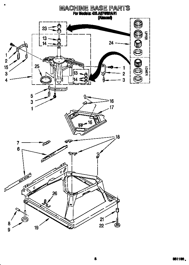 Machine base