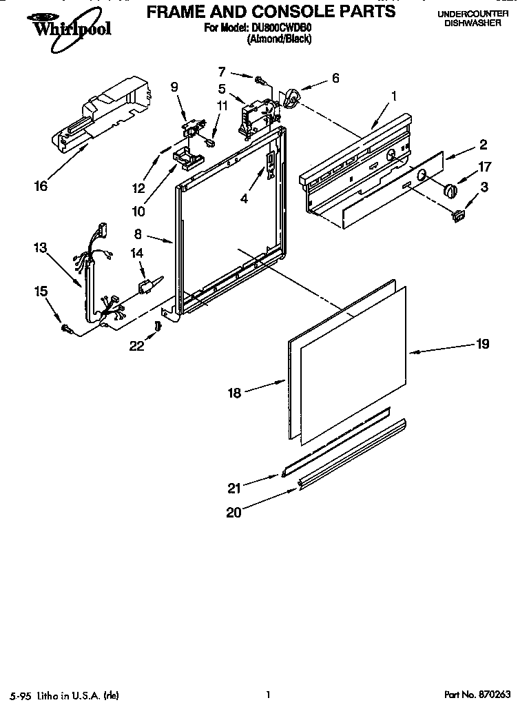 FRAME AND CONSOLE