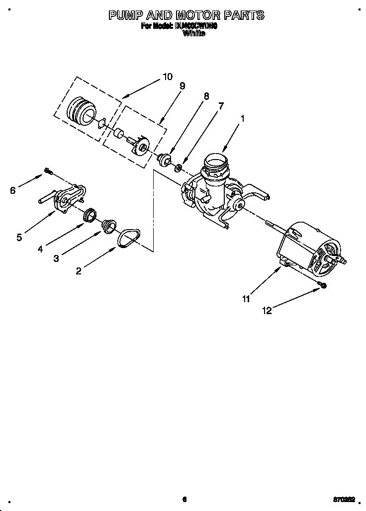 Pump and motor
