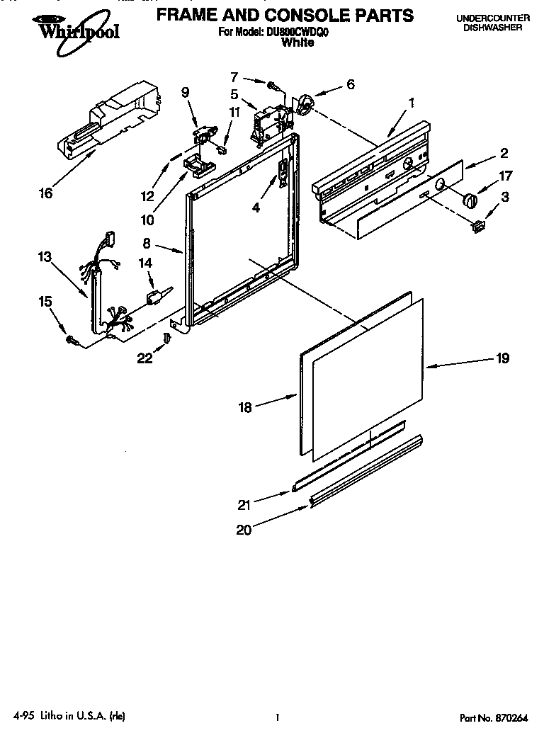 FRAME AND CONSOLE