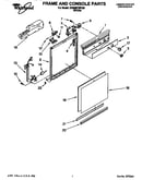 Frame and console