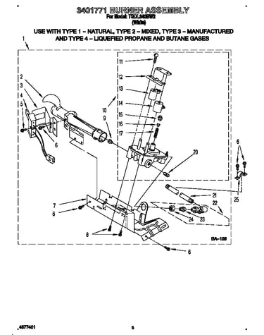 3401771 burner assembly