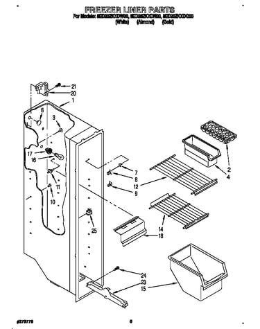 Freezer liner