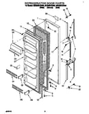 Refrigerator door