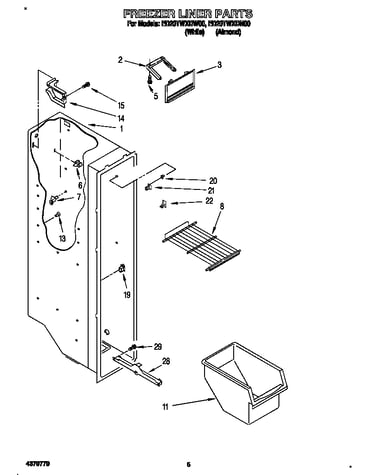 Freezer liner