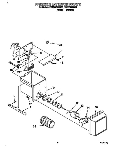 Freezer interior