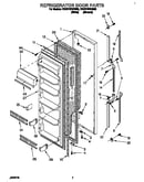 Refrigerator door