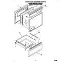 Whirlpool RF362BBDQ0 door and drawer diagram