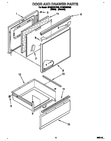 Door and drawer