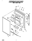 Refrigerator door