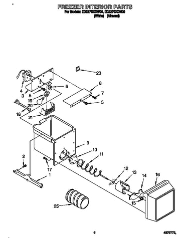 Freezer interior