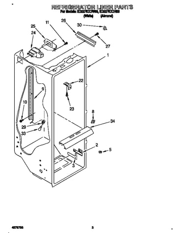 Refrigerator liner
