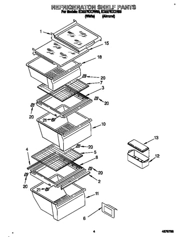Refrigerator shelf