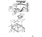 Whirlpool LLR6233AW1 machine base diagram