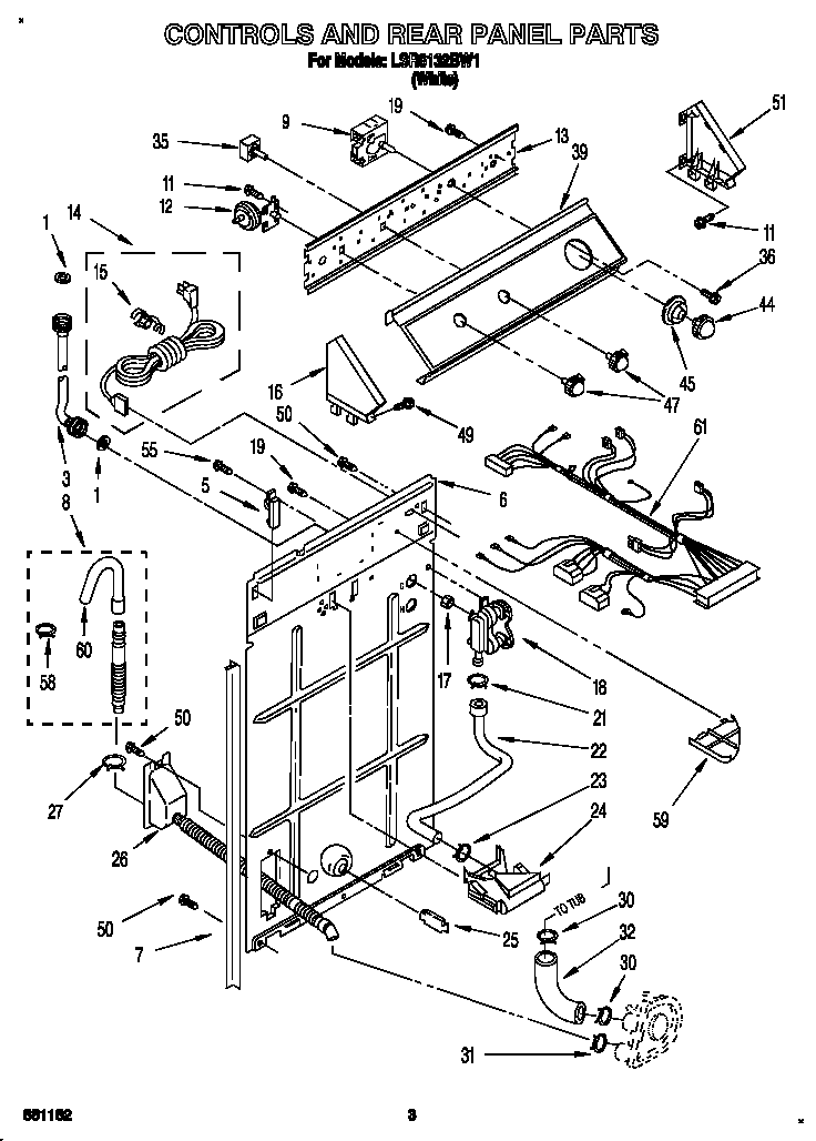 Controls and rear panel