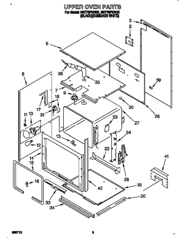 Upper oven