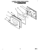 Lower oven door