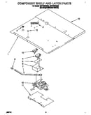 Component shelf and latch