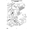 Whirlpool BHAC1800BS1 airflow and control diagram