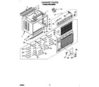 Whirlpool BHAC1800BS1 cabinet diagram