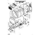 Whirlpool LTG6234AN2 dryer bulkhead diagram