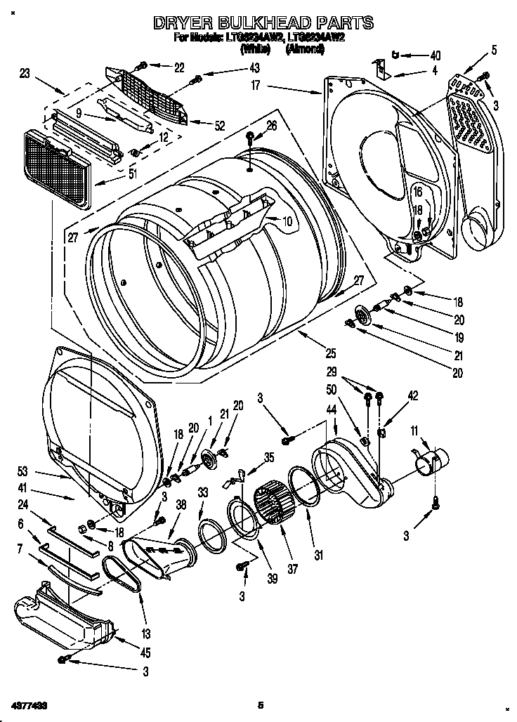 Dryer bulkhead