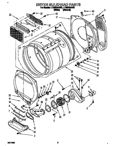Dryer bulkhead