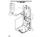 Whirlpool LTG6234AN2 dryer support and washer harness diagram