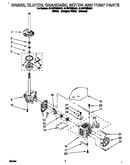Brake, clutch, gearcase, motor and pump