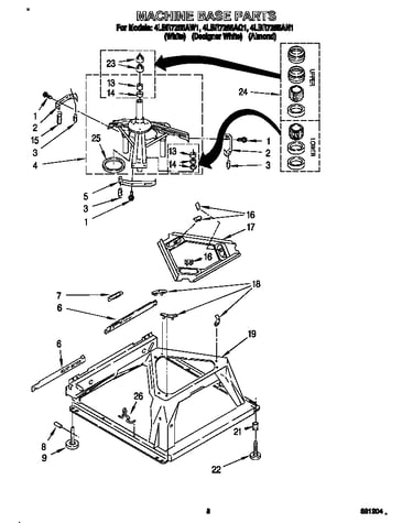 Machine base