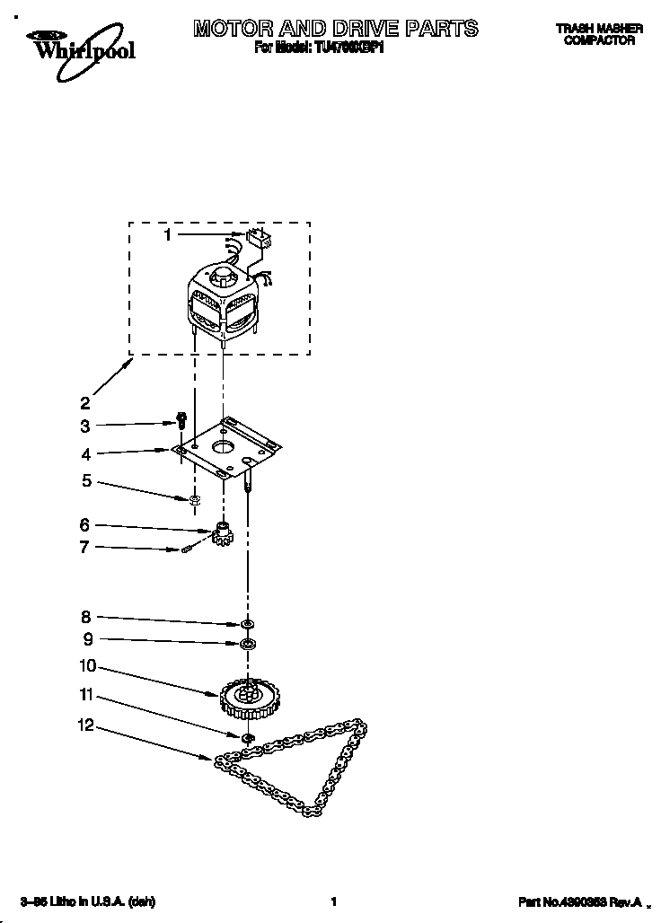 Motor and drive