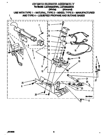 4319410 burner assembly