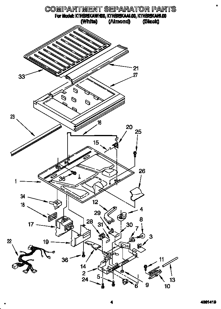 Compartment separator