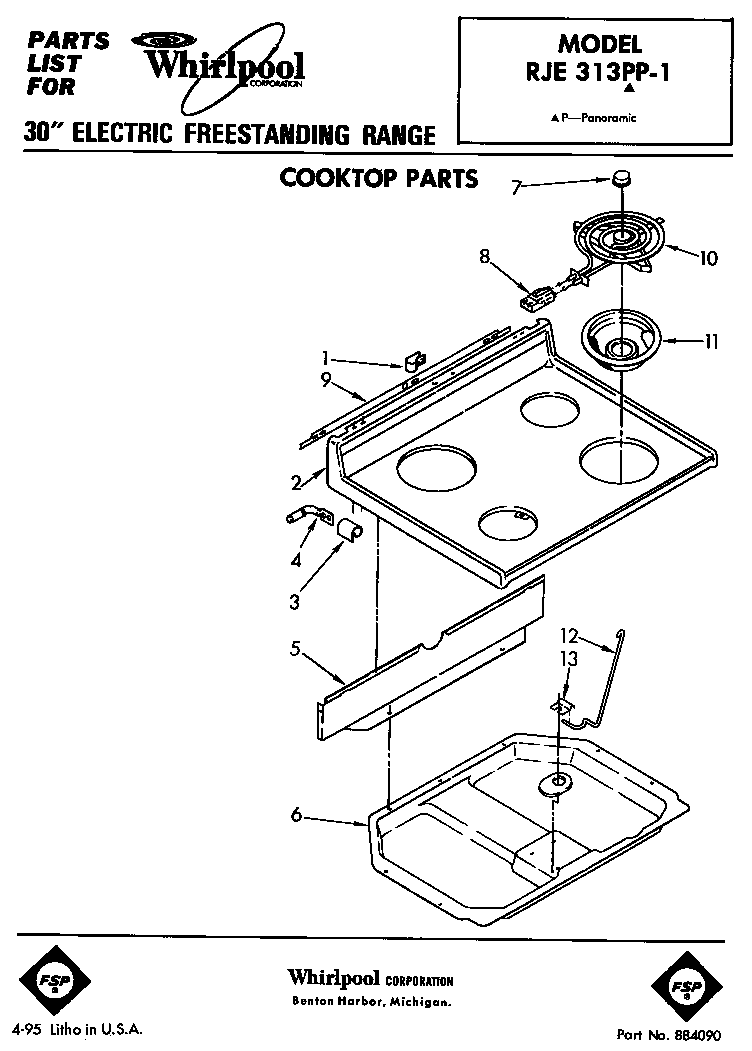 Cook top