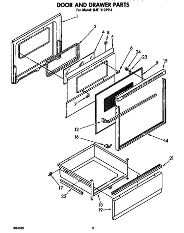 Door and drawer