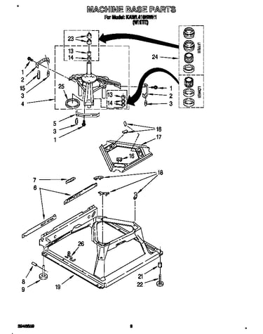 Machine base