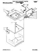 Top and cabinet