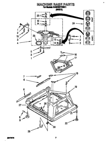 Machine base