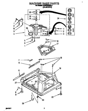 Machine base
