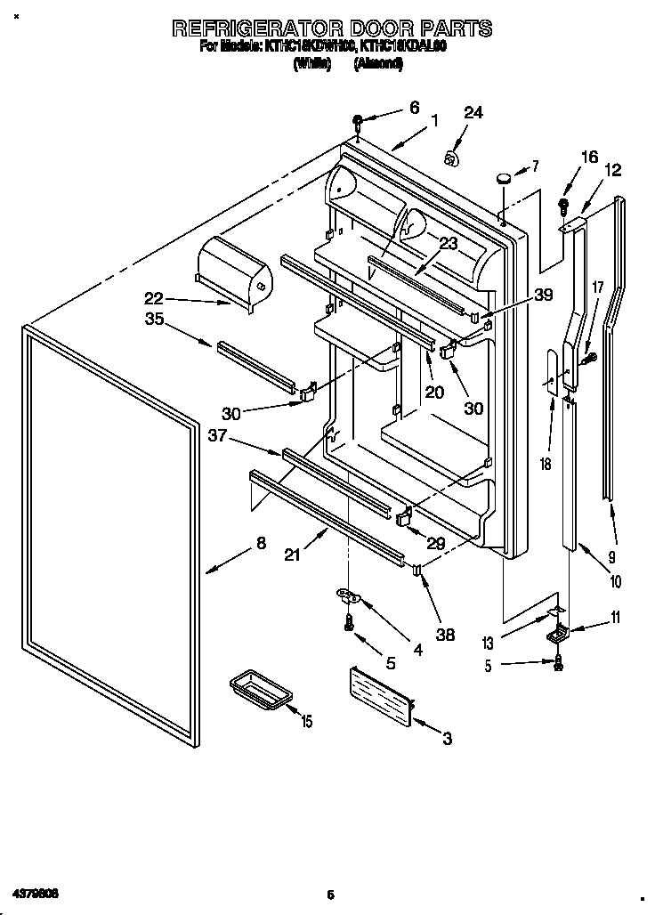 Refrigerator door