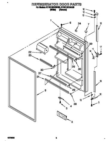 Refrigerator door