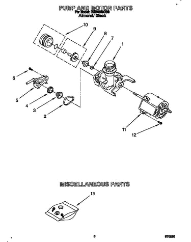 Pump and motor