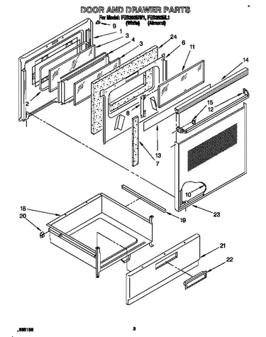 Door and drawer