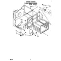 Estate FES350BW1 oven diagram