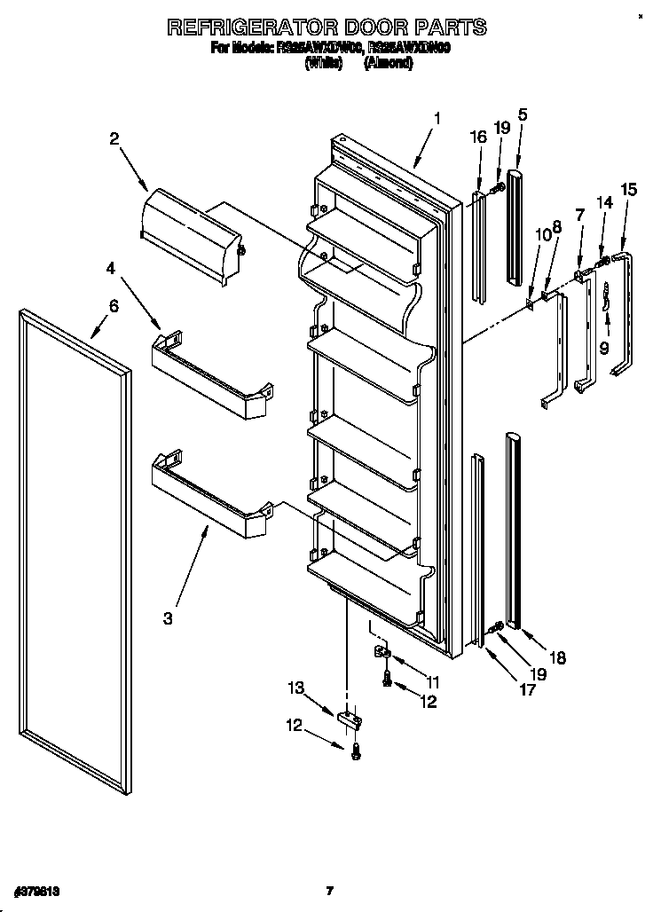 Refrigerator door