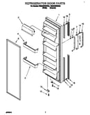 Refrigerator door