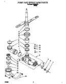 Pump and spray arm