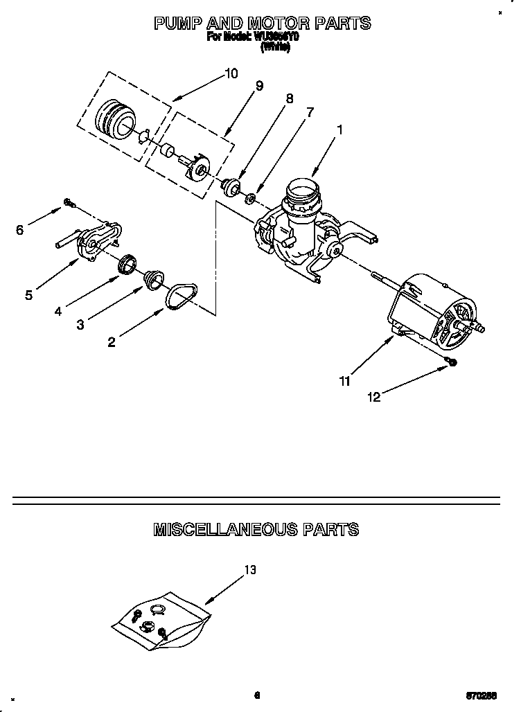 Pump and motor