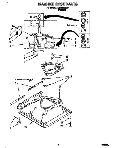 Machine base